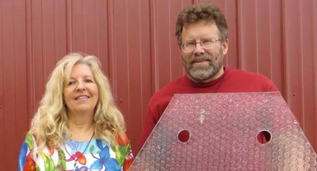 Solar Roadways founders Scott and Julie Brusaw