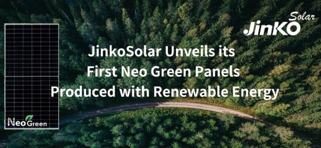 JinkoSolar Intros Neo Green Panels Produced in Zero Carbon Factory - Vimarsana News