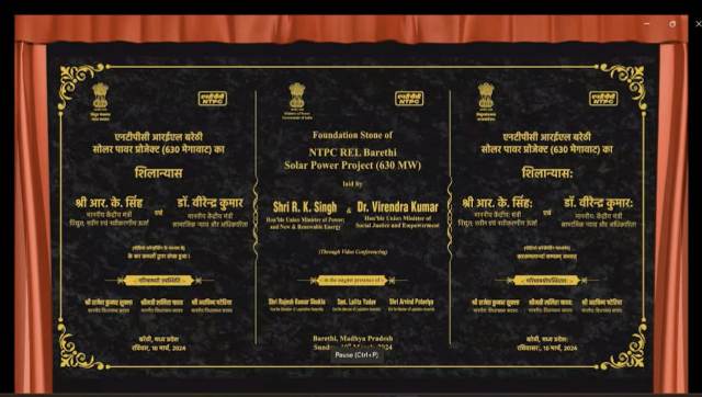 Foundation Stone Laid for Barethi Solar Power Project in Madhya Pradesh - Vimarsana News